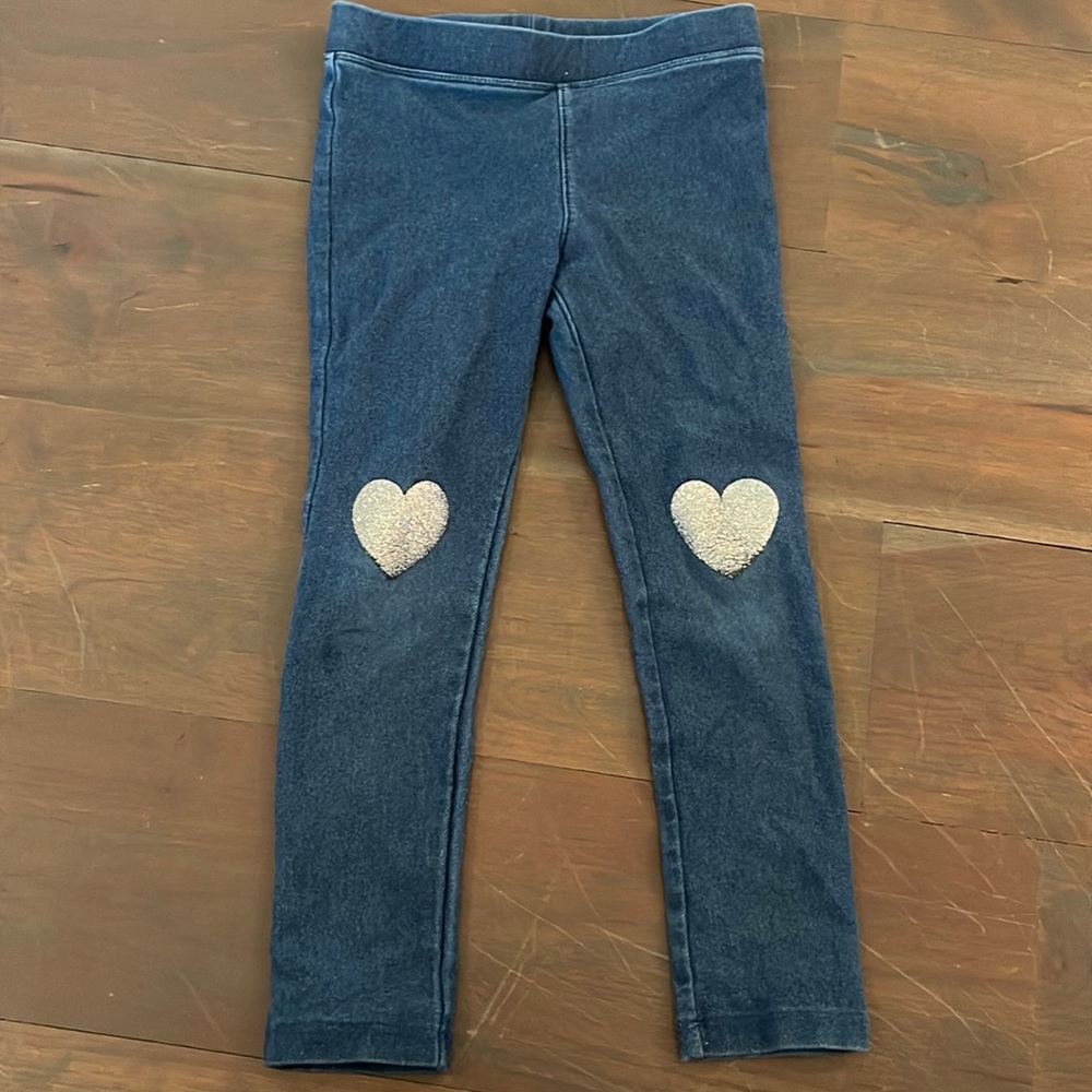 Crewcuts Girls Heart Leggings 5